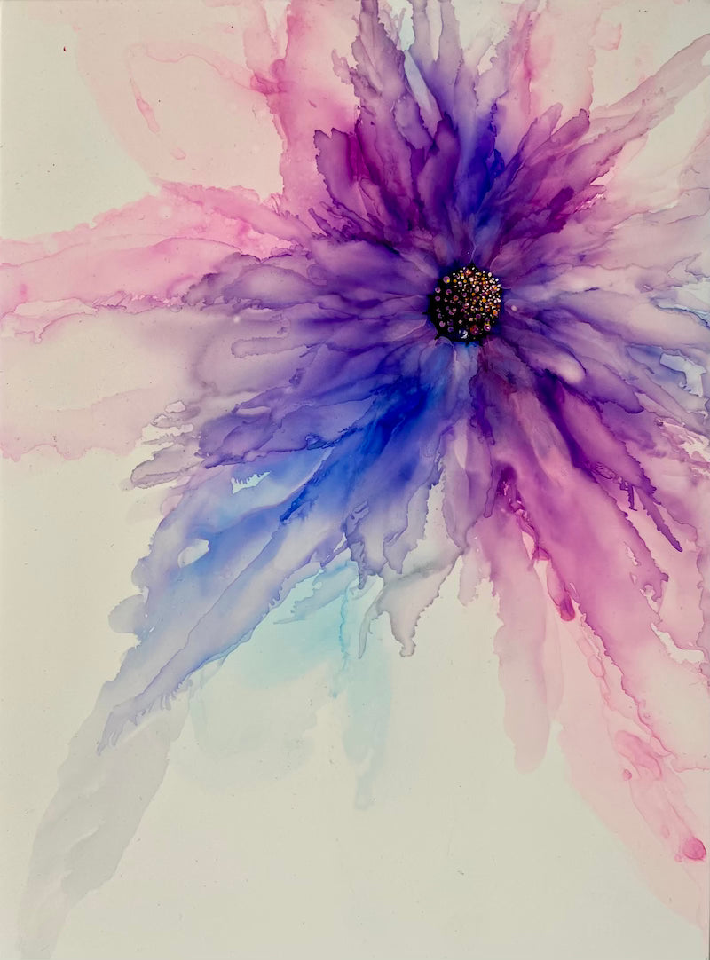 Acrylic Painting Dandelion Floral Artwork Original Painting Painting by  Vics Art