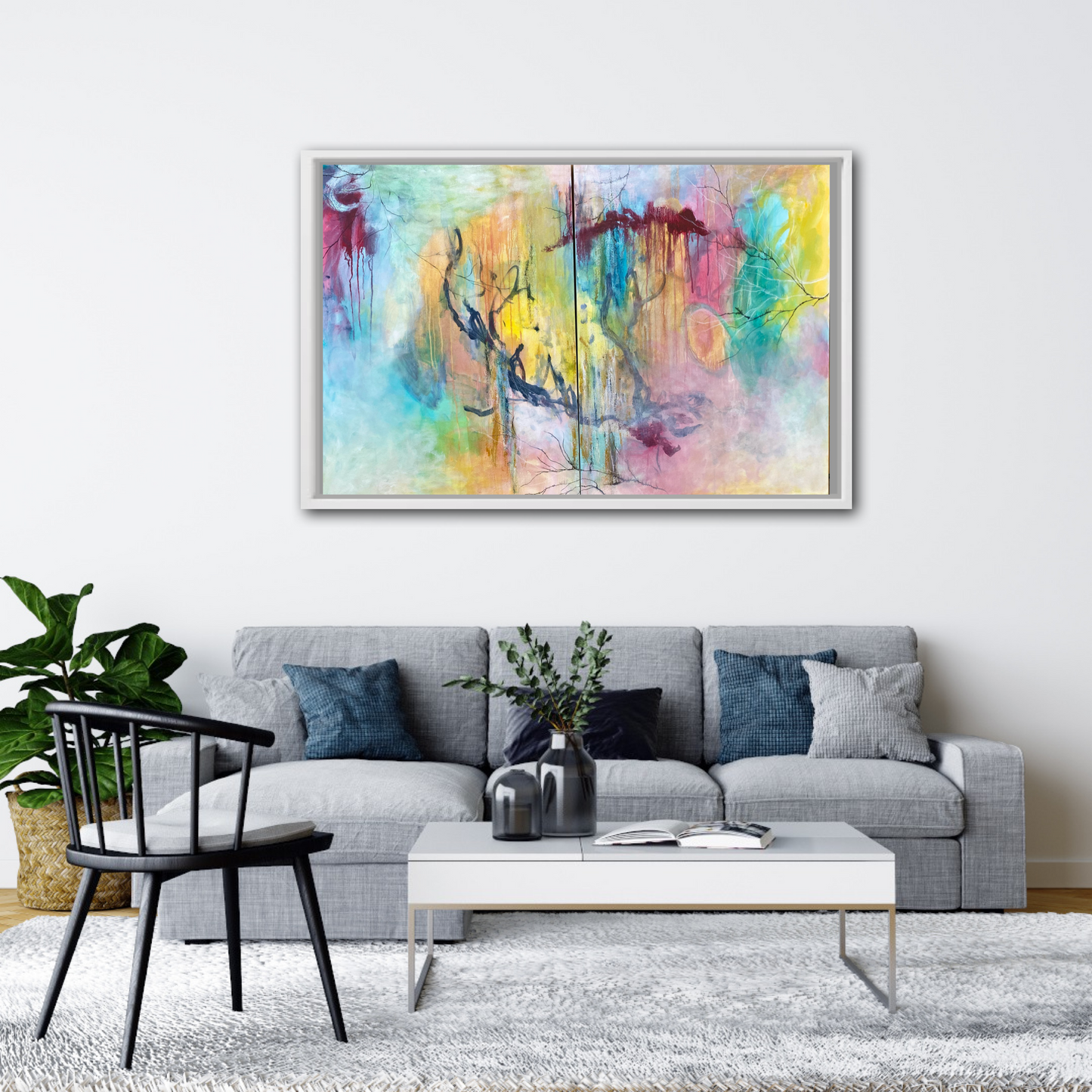 Spring Mist (Diptych)