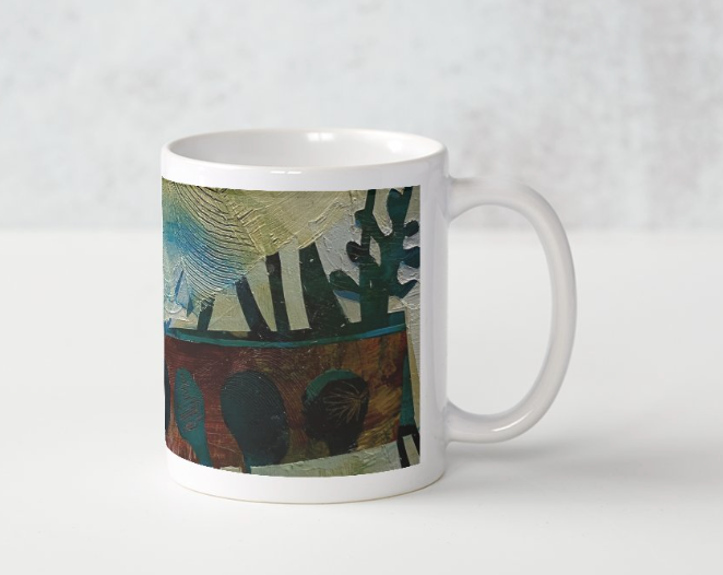 Art Mug Set of 6 - Organic Geometry