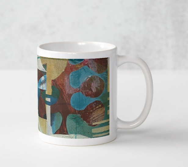 Art Mug Set of 6 - Organic Geometry