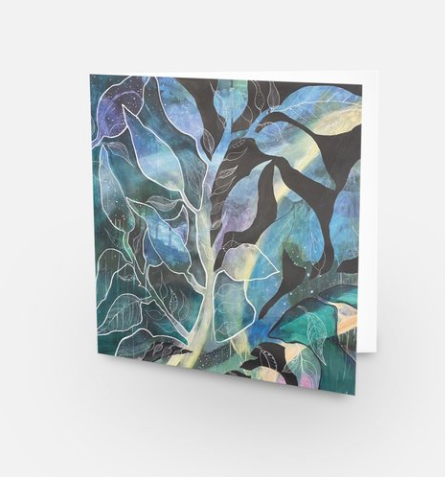 Greeting Card - Eucalyptus Galaxy