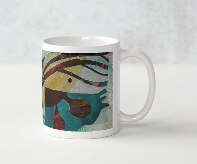 Art Mug Set of 6 - Organic Geometry