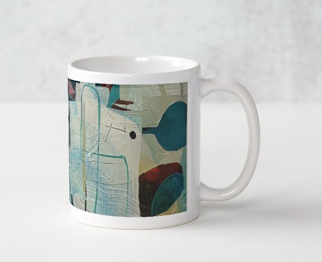 Art Mug Set of 6 - Organic Geometry