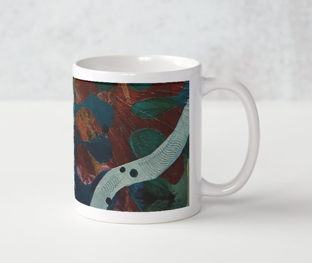 Art Mug Set of 6 - Organic Geometry